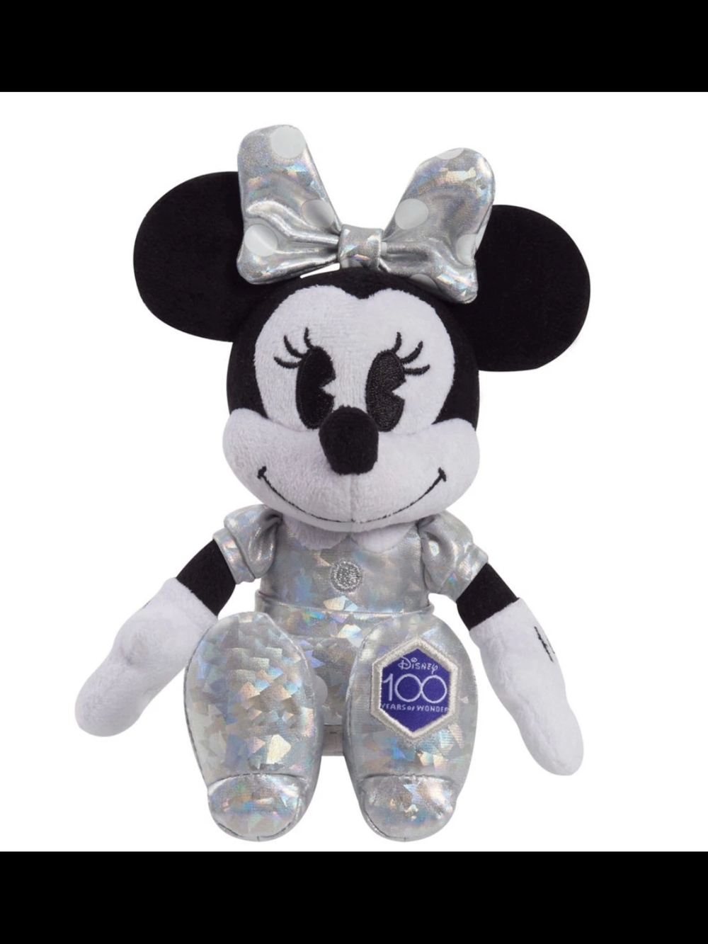 Disney Disney 100 Celebration Platinum Accents Minnie Plush New with Tag